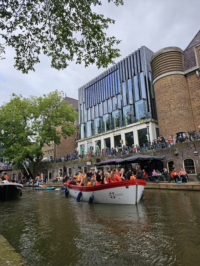 People celebrated one of the biggest holiday in The Netherlands—The King's Day.